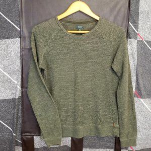 Roots Canada  Tight Knit Pullover Sweater green size S